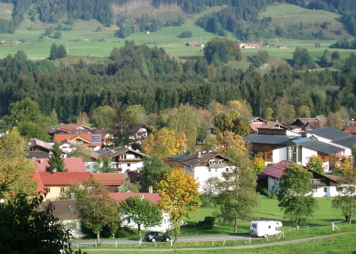 Alpenblick Fischen im Allgaeu